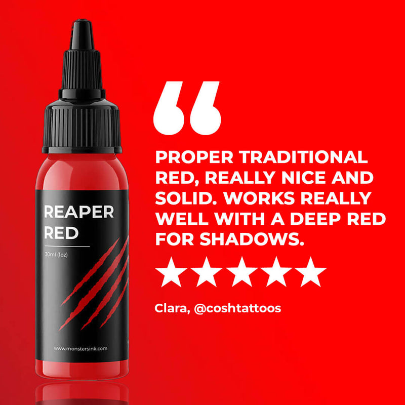 Monsters Ink Reaper Red Tattoo Ink 30ml (1oz)