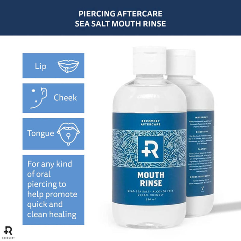 Recovery Aftercare Sea Salt Mouth Rinse 250ml (8oz)