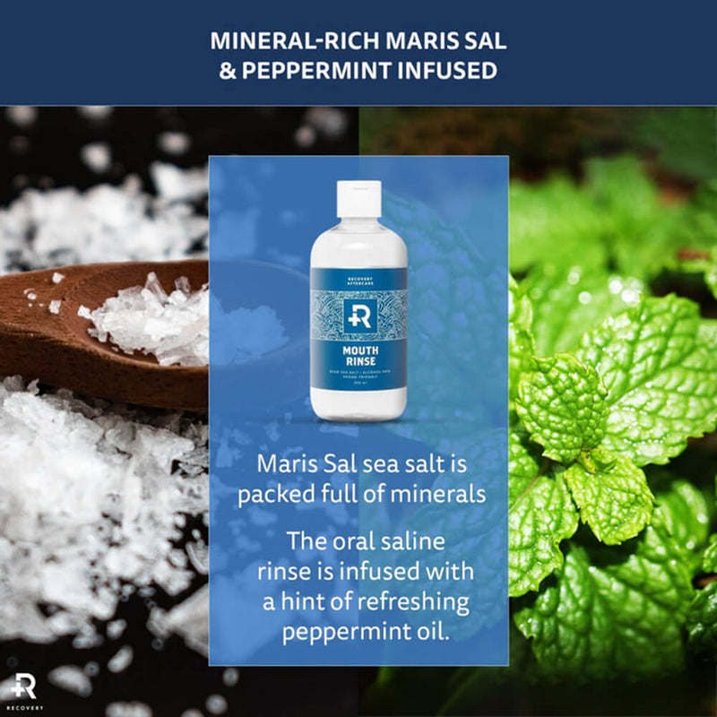 Recovery Aftercare Sea Salt Mouth Rinse 250ml (8oz)