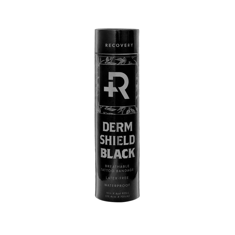 Recovery Derm Shield Bandage Roll Black 25cm x 7.3m (10" x 8 Yard)