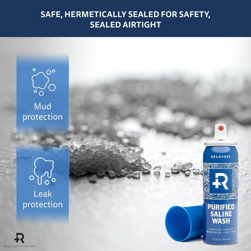 Recovery Purified Saline Wash Solution Spray (Various Sizes)
