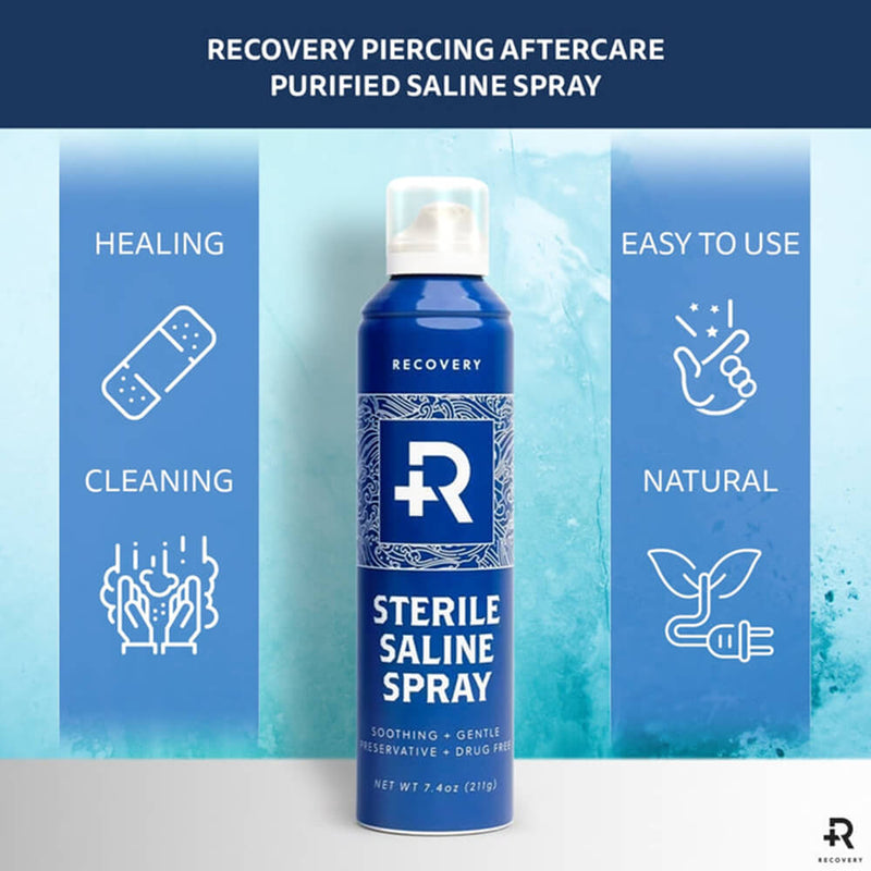 Recovery Sterile Saline Wash Spray 211g (7.4oz)