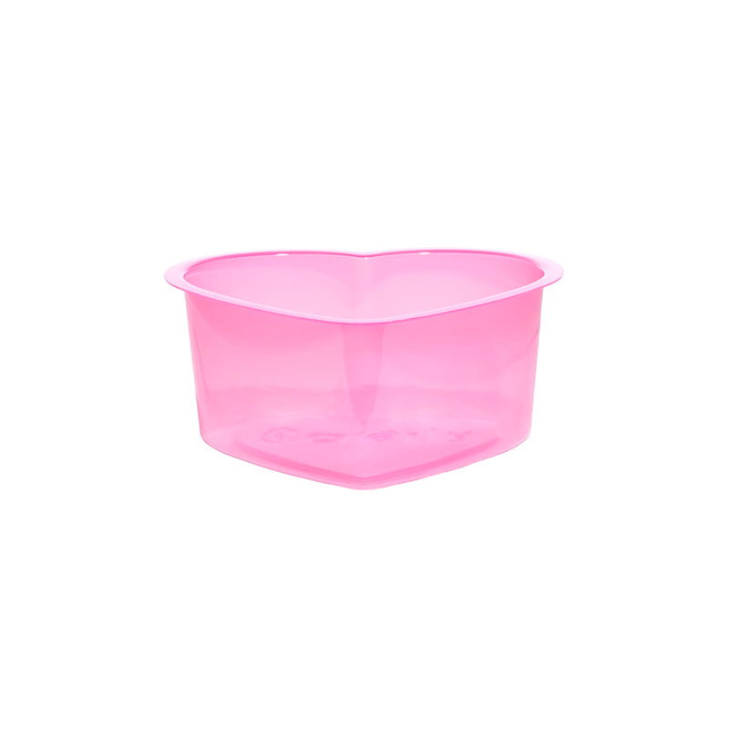 Saferly Heart Shaped Rinse Cups Pink 150ml - Pack 50
