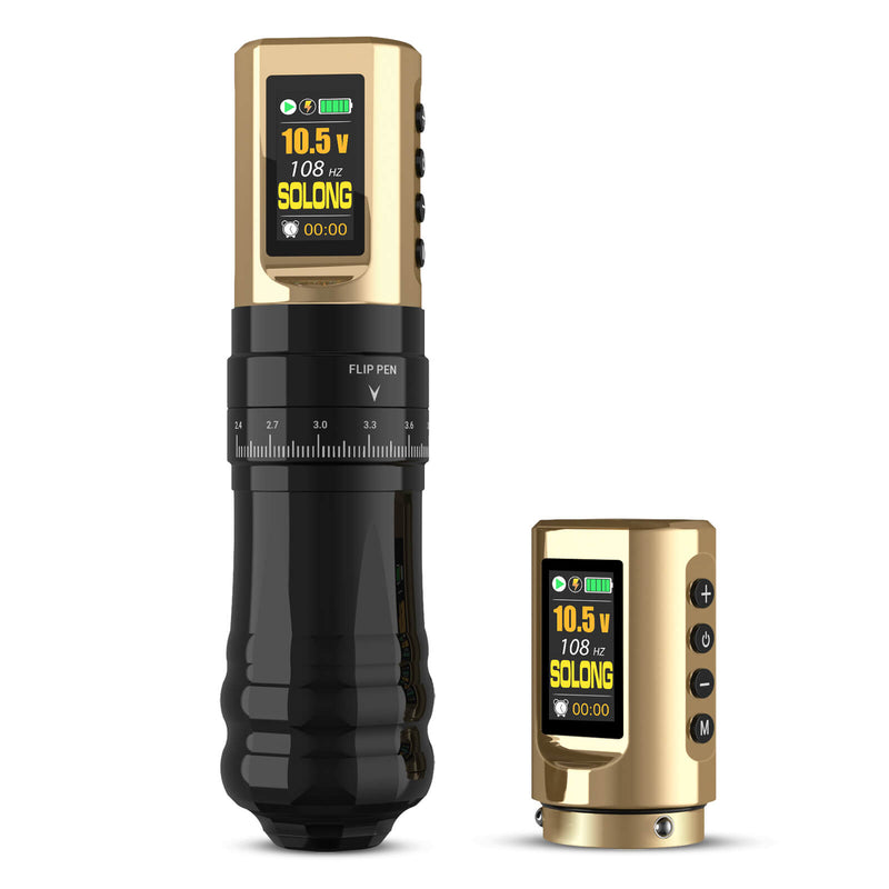 SoLong E96 Digital Display & 7 Stroke Adjustable Tattoo Machine