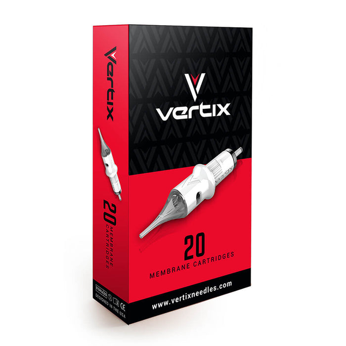 Vertix Cartridges Round Liner Super Tight Long Needle 0.30mm (Box of 20)