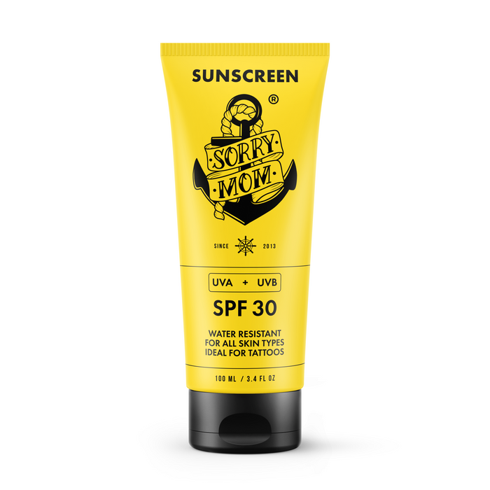 Sorry Mom Tattoo Sunscreen SPF30 100ml