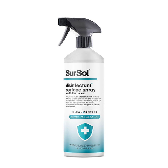 SurSol Antibacterial Disinfectant Surface Spray (500ml or 1000ml)
