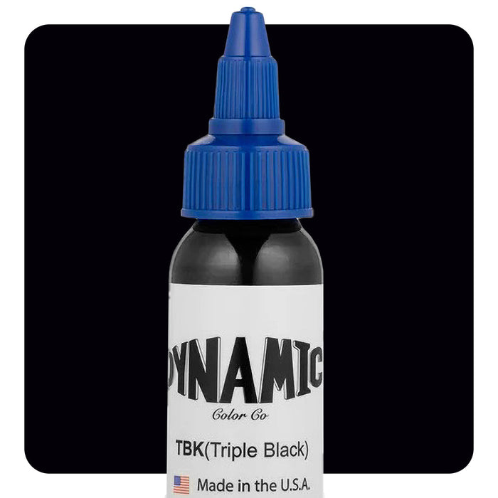 Dynamic Color Triple Black Tattoo Ink (TBK) (Various Sizes)