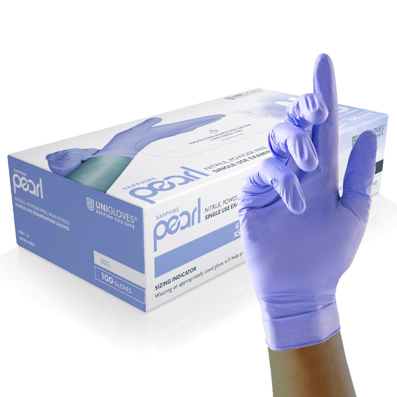 Unigloves Sapphire Pearl Gloves (Case of 10)