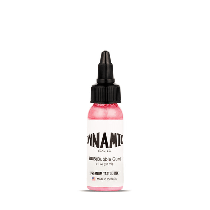 Dynamic Color Bubble Gum Pink Tattoo Ink – 30ml Bottle for Professional Tattooing