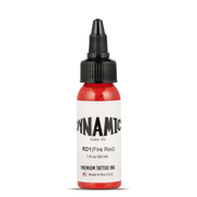 Dynamic Color Fire Red Tattoo Ink – 30ml bottle true red pigment professional tattoo ink