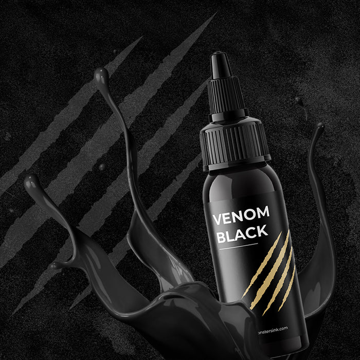 Monsters Ink Venom Black Tattoo Ink