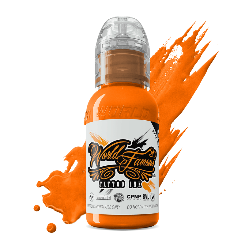 World Famous Acropolis Orange Tattoo Ink 30ml (1oz)