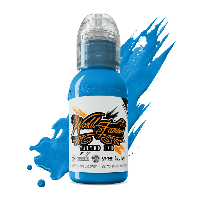 World Famous Donatello Blue Tattoo Ink 30ml (1oz)