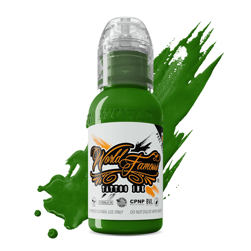 World Famous Everglades Green Tattoo Ink 30ml (1oz)