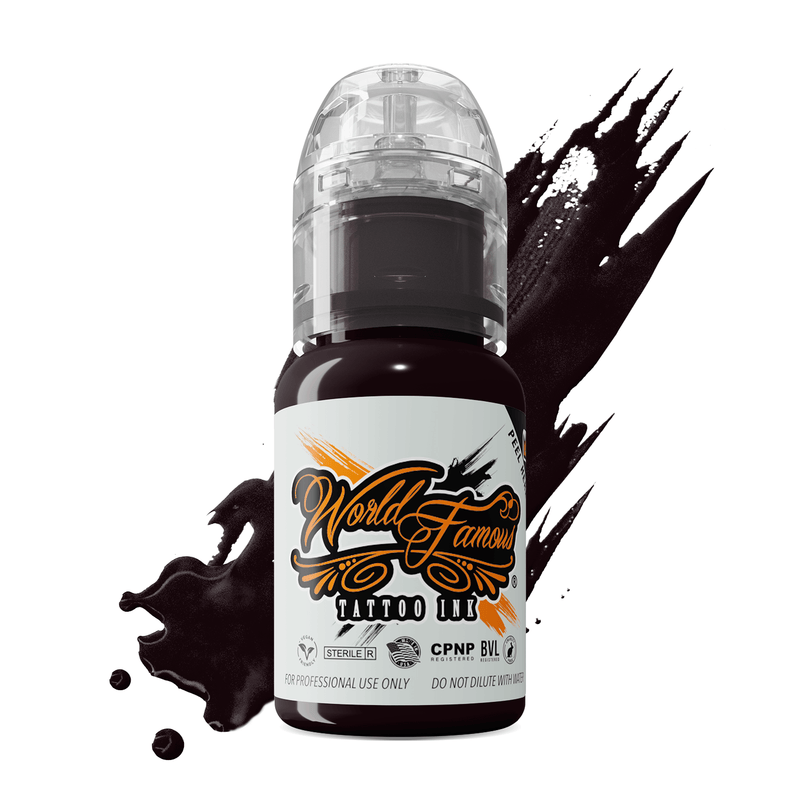World Famous Plumb Island Black Tattoo Ink 30ml (1oz)