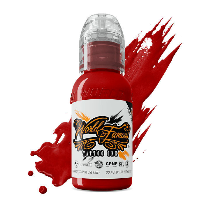 World Famous Red Hot Tattoo Ink 30ml (1oz)