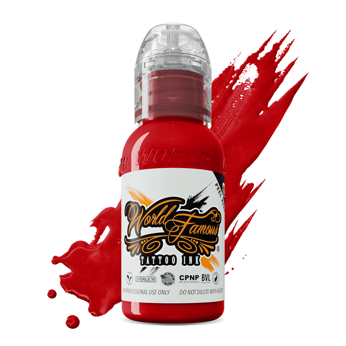 World Famous Ink Sailor Jerry Red Tattoo Ink 30ml (1oz)