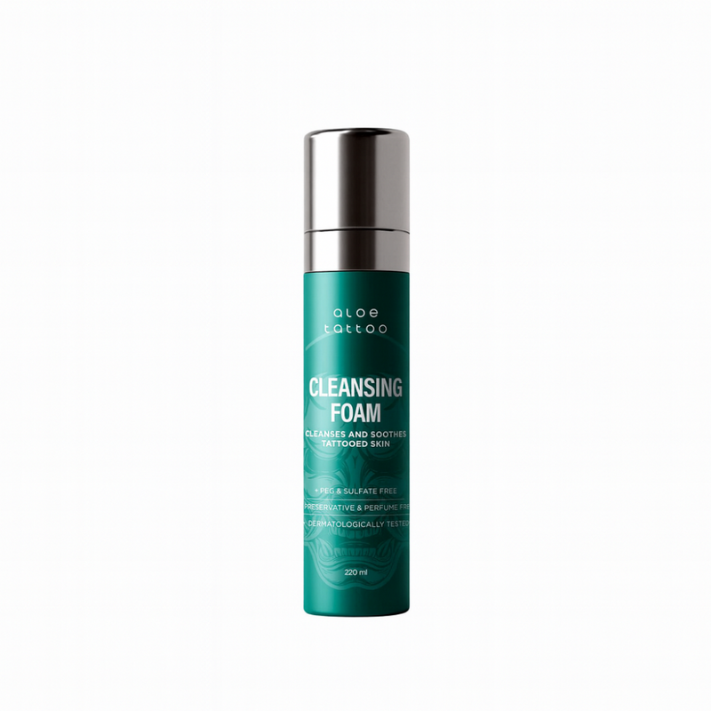 Aloe Tattoo Green Soap Foam 220ml