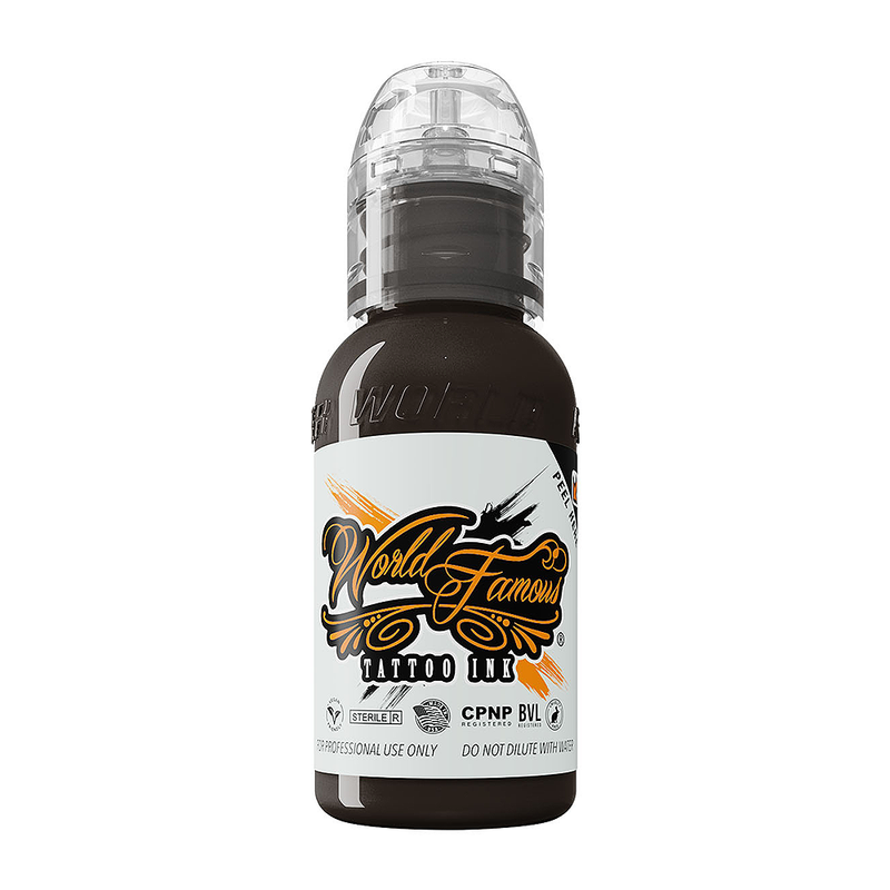 World Famous Ink Bland Dark 30ml – Chris Rigoni Shapes & Shadows Tattoo Ink