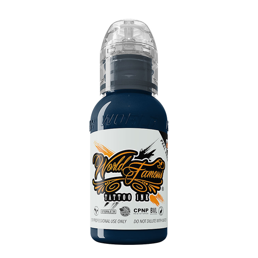 Rin Blue Tattoo Ink by World Famous – Professional 1oz Bottle