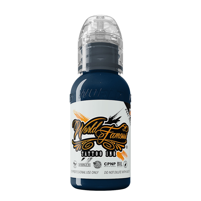 Rin Blue Tattoo Ink by World Famous – Professional 1oz Bottle