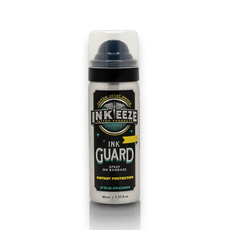 INK-EEZE Ink Guard Spray bottle 40ml – breathable tattoo aftercare sealant spray
