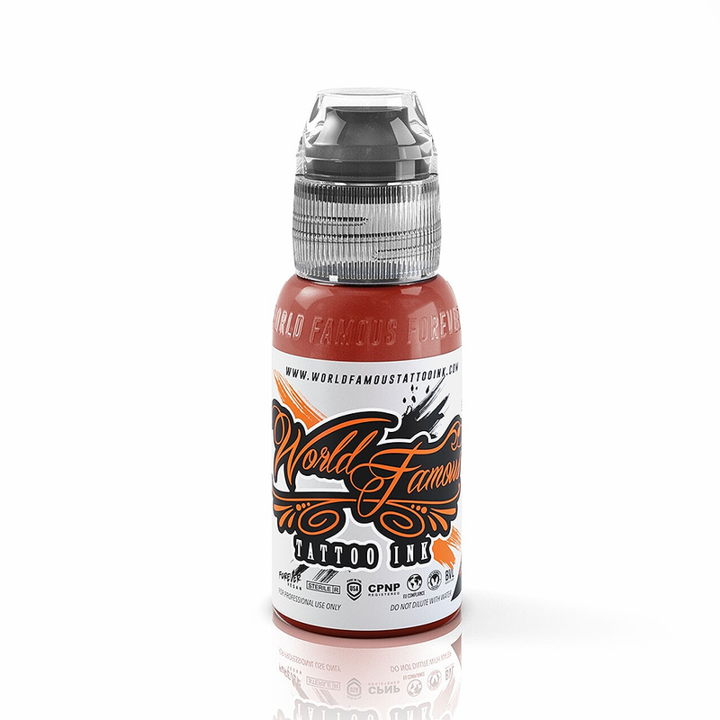 World Famous Ink DaVinci Brown 30ml (1oz) – Professional Vegan Tattoo Ink