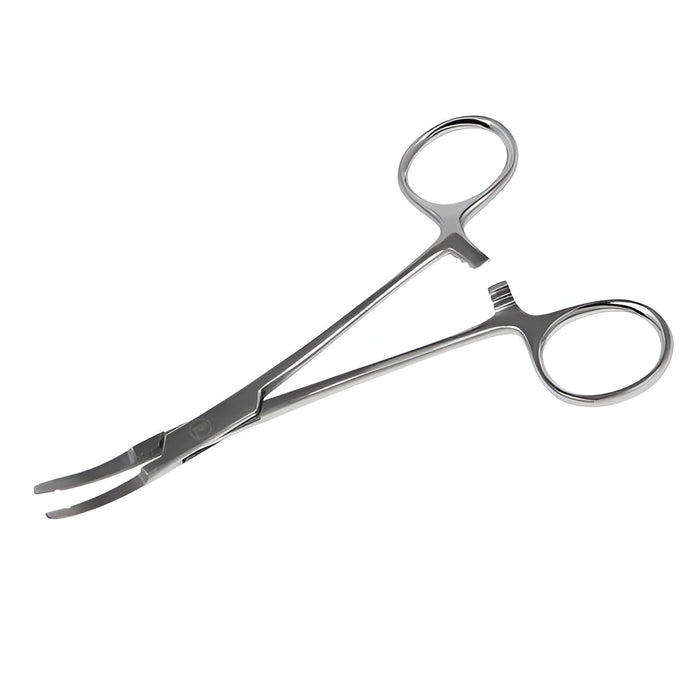 Dermal Anchor Holding Forceps 13.5cm (Holds Shaft from side in curved jaw)