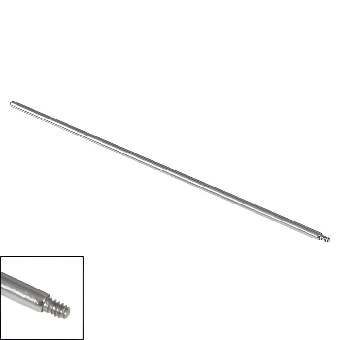 Steel Tapered Insertion Pin for Internally Threaded Jewelry (1.2 & 1.6 Gauge)