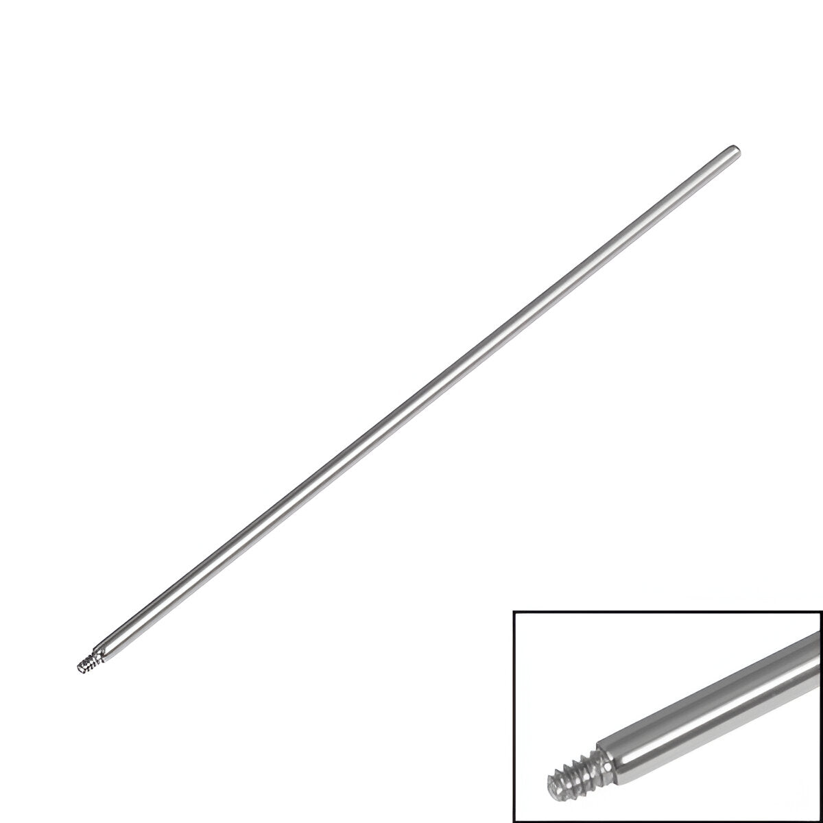 Titanium Tapered Insertion Pin for Internally Threaded Jewellery (1.2 ...