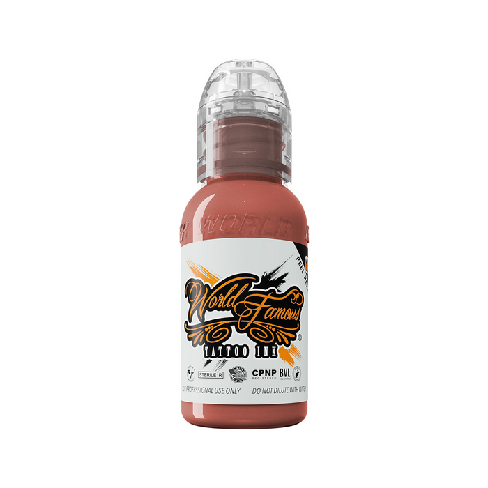 World Famous Ink Pink Ribbon Warm Peach 30ml