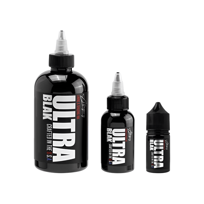 Allegory Ultra Blak Tattoo Ink – 30ml, 60ml, 240ml bottles
