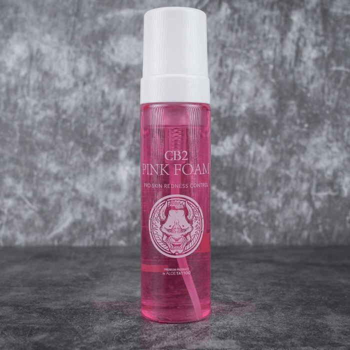 AloeTattoo CB2 Pink Foam – Redness Control 220ml