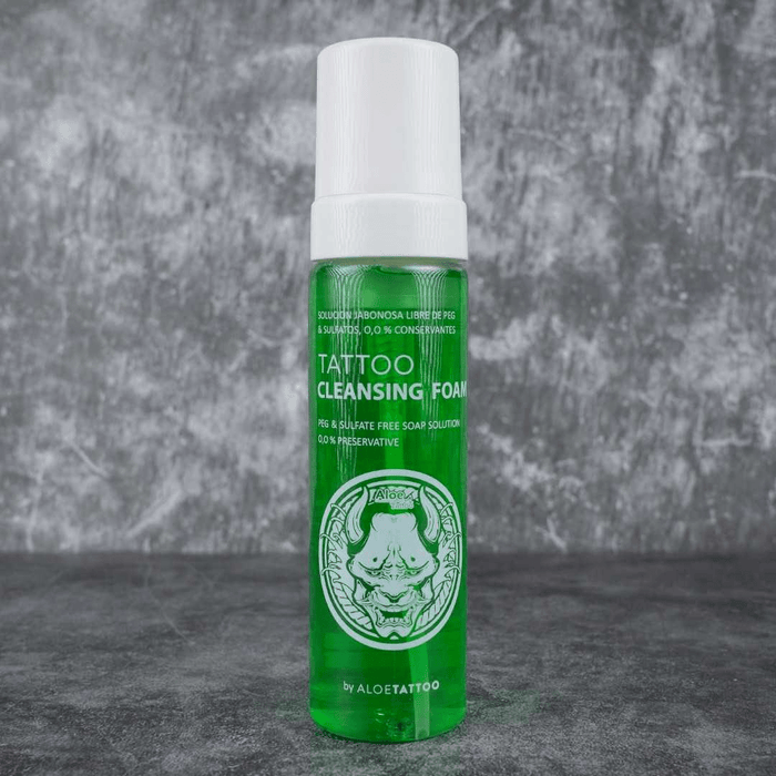 Aloe Tattoo Green Soap Foam – 220ml