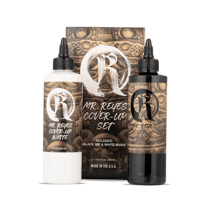 Dynamic Mr. Reyes Cover-Up Ink Set – Reyes Black & White 8oz bottles