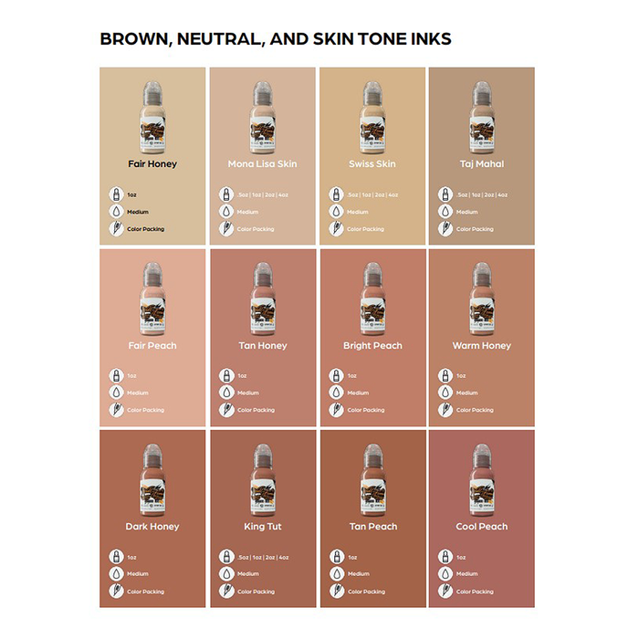 Swiss Skin Tattoo Ink by World Famous – Vegan & Made in USA