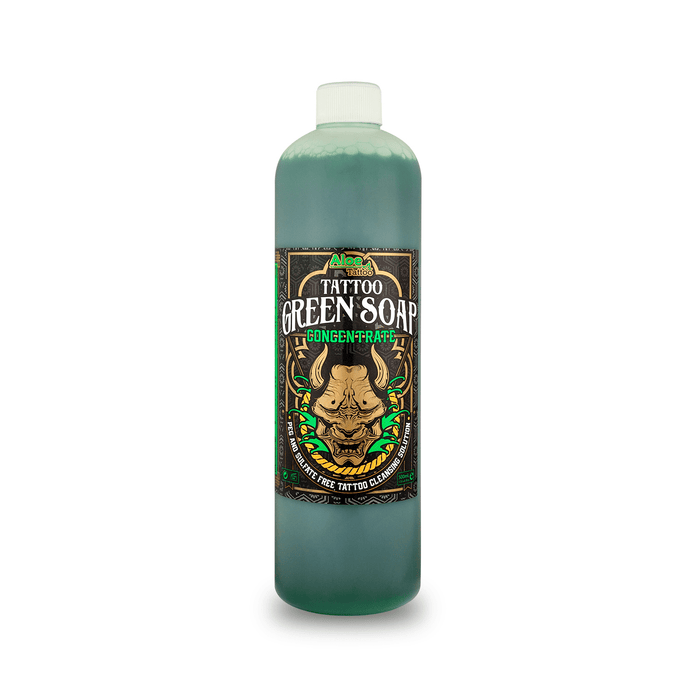 Green Soap Concentrate 500ml Bottle – Professional Tattoo Skin Cleaning Solution