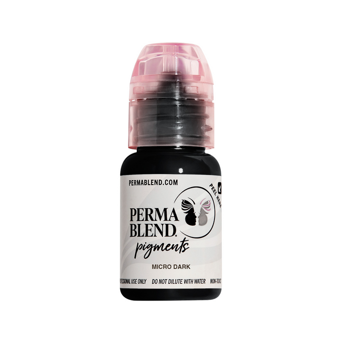 erma Blend Micro Dark 15ml bottle – deepest black-brown scalp micropigmentation pigment