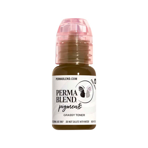 Perma Blend Grassy Toner 15ml bottle – titanium-free green corrector pigment
