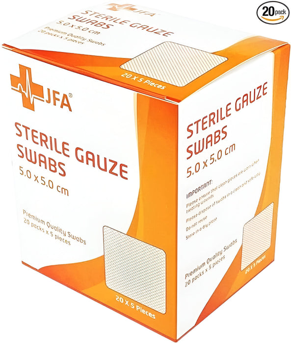 JFA Medical Sterile Gauze Swabs (Various Sizes)