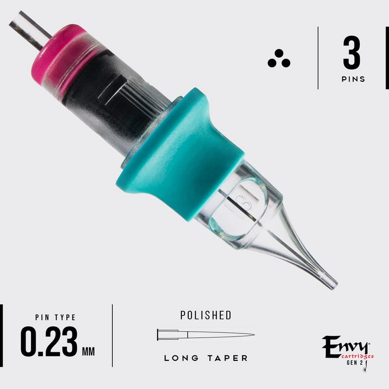 TATSoul Envy Gen 2 Nano PMU Round Shader Cartridges (Box of 10) - Clearance