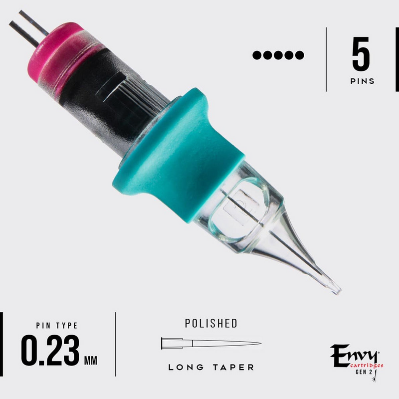 TATSoul Envy Gen 2 Nano PMU U Shape Single Stack Mag Cartridges (Box of 10)  - Clearance