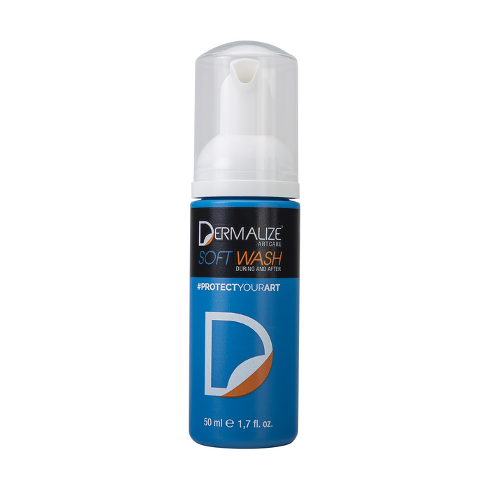 Dermalize Artcare Soft Wash – Tattoo Aftercare Cleanser (50ml or 240ml bottle)