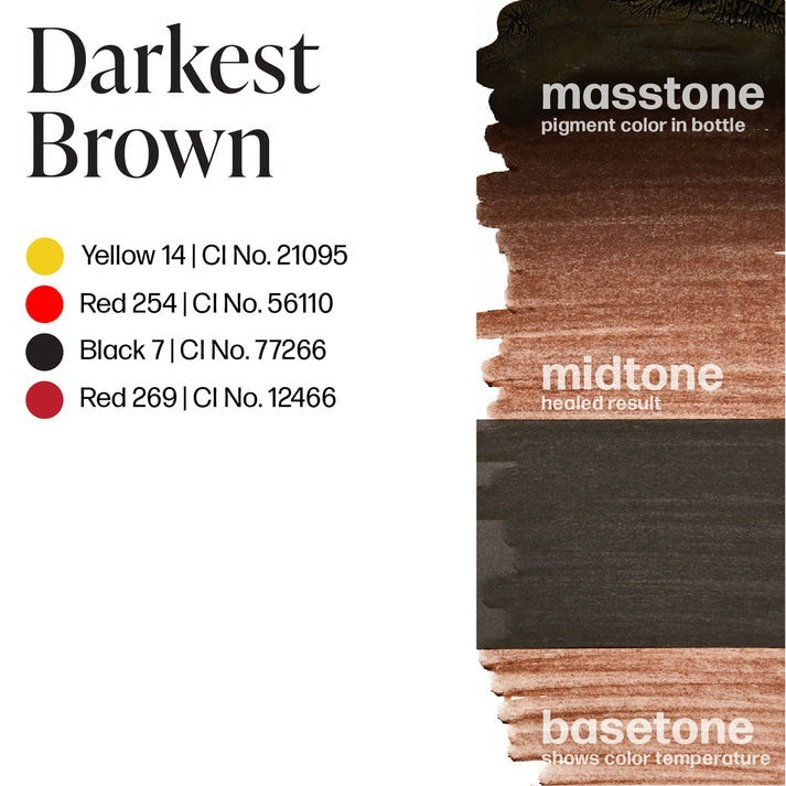 Perma Blend Brow Pigment 15ml Darkest Brown
