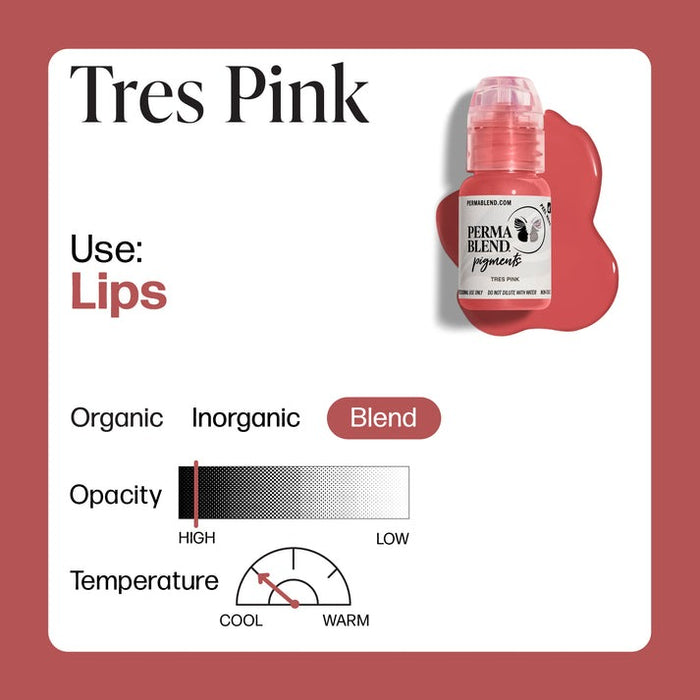 Perma Blend Lip Pigment 15ml Tres Pink