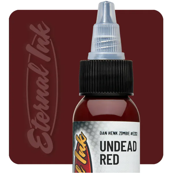 Eternal Zombie Ink – Undead Red Tattoo Ink Bottle 30ml