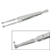 Labret Holding Tweezer Clamp with Lock