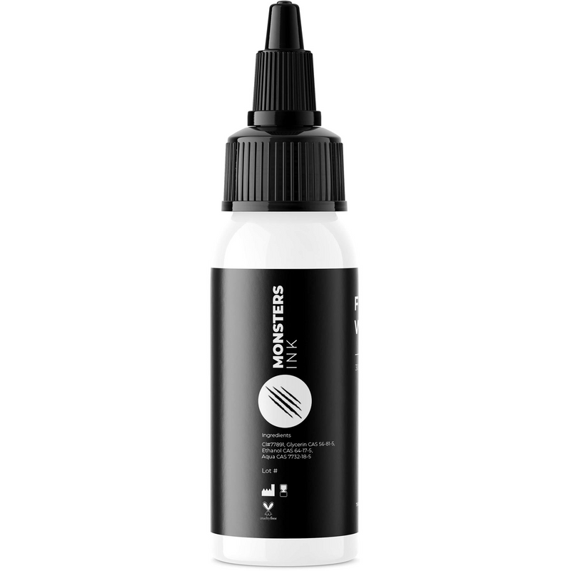 Monsters Ink Full Moon White Tattoo Ink (30ml & 120ml)