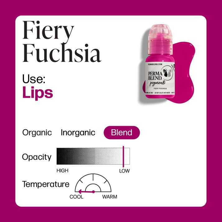 Perma Blend Lip Pigment 15ml Fiery Fuchsia
